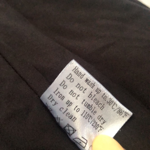 Lea & Viola Curve NWT Black Floral Wrap Dress 🌺 - Picture 11 of 11